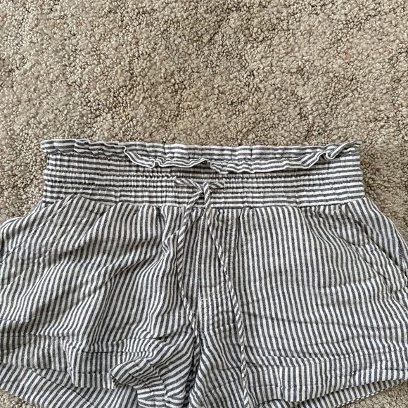 A New Day Linen-Blend Striped Paperbag Shorts – XS - Picture 5 of 8